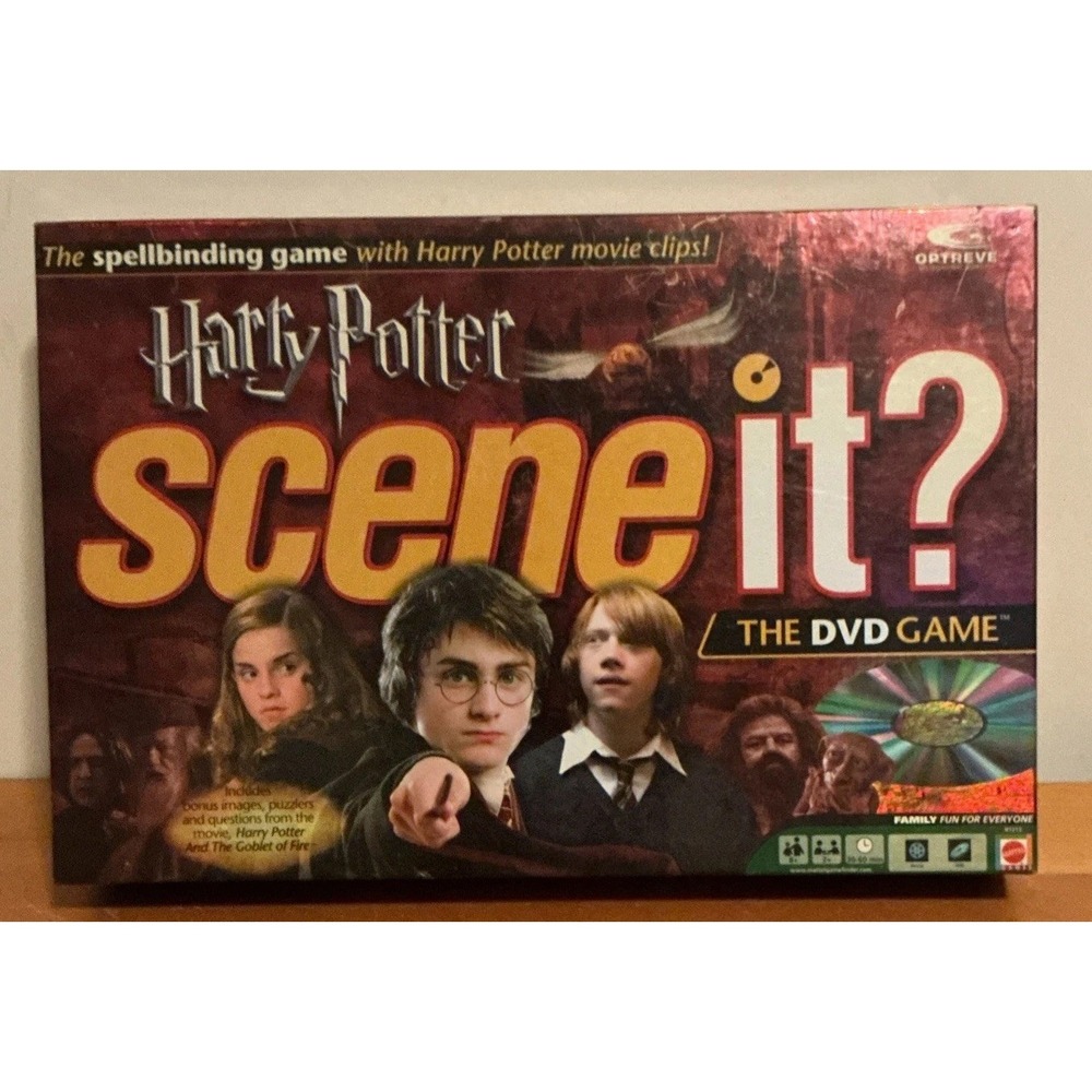 HARRY POTTER Scene it? The DVD Game w/ Movie Clips (Complete | CIB) Mattel, 2005